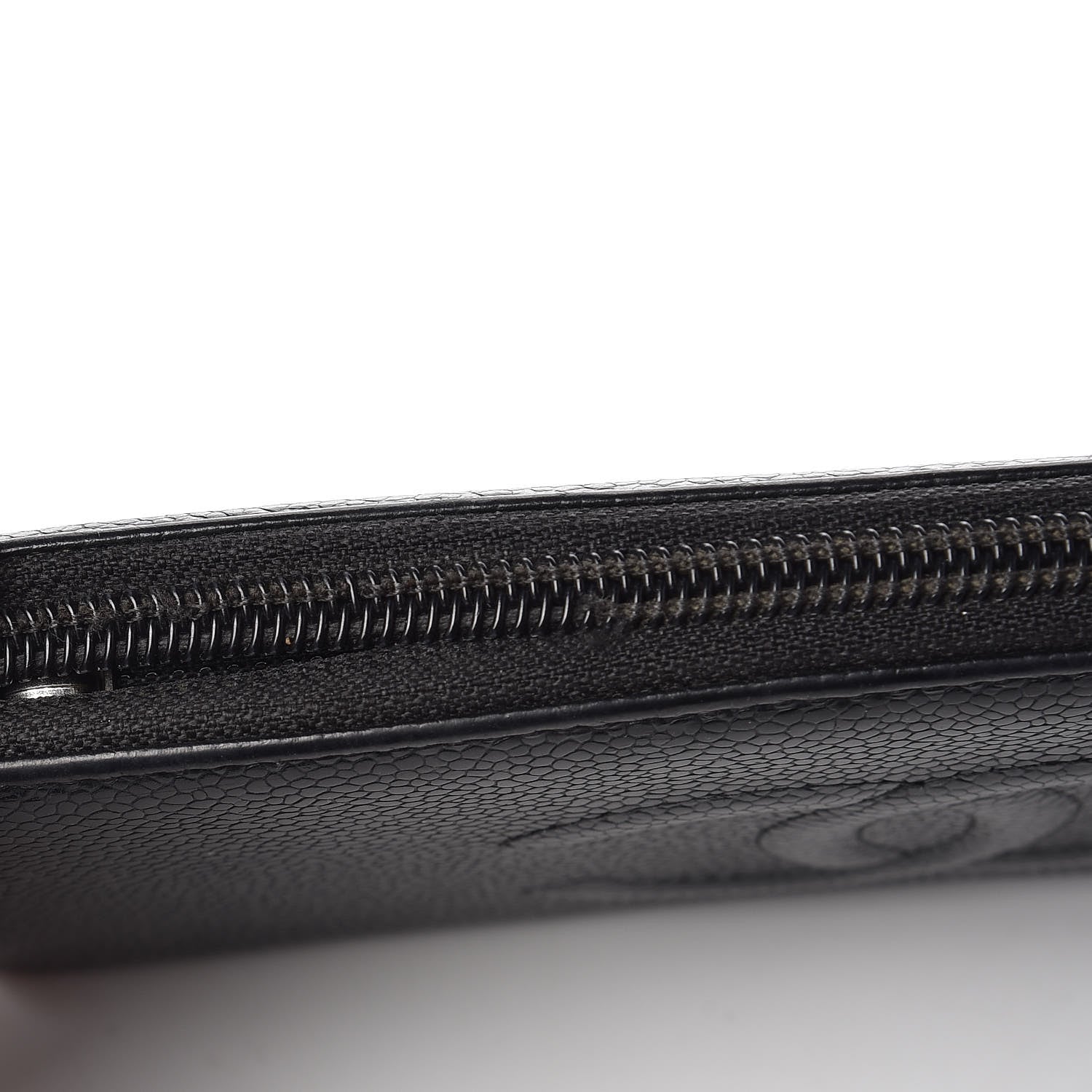 Chanel Caviar Timeless CC Zip Around Wallet Black 11 of 16
