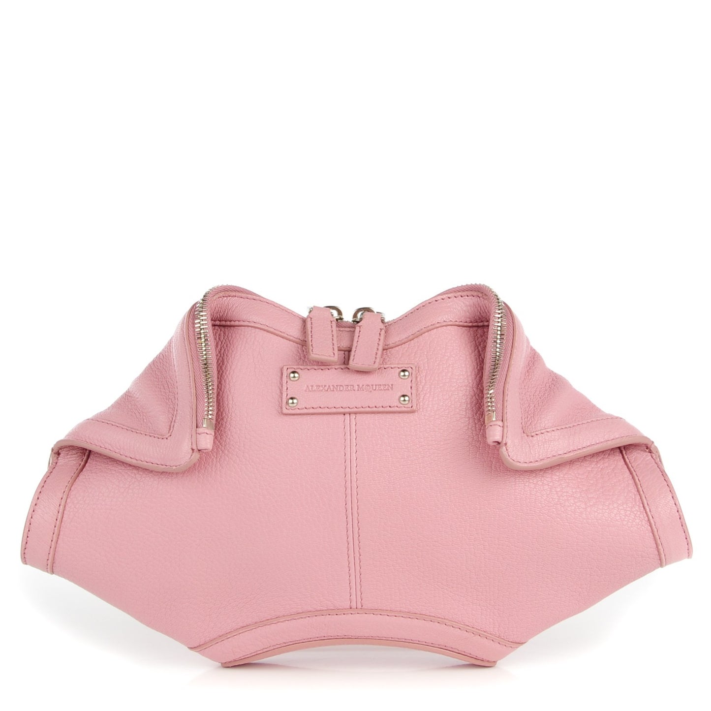 Calfskin De Manta Clutch Rosa