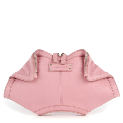 Alexander McQueen Calfskin De Manta Clutch Rosa 1 of 7