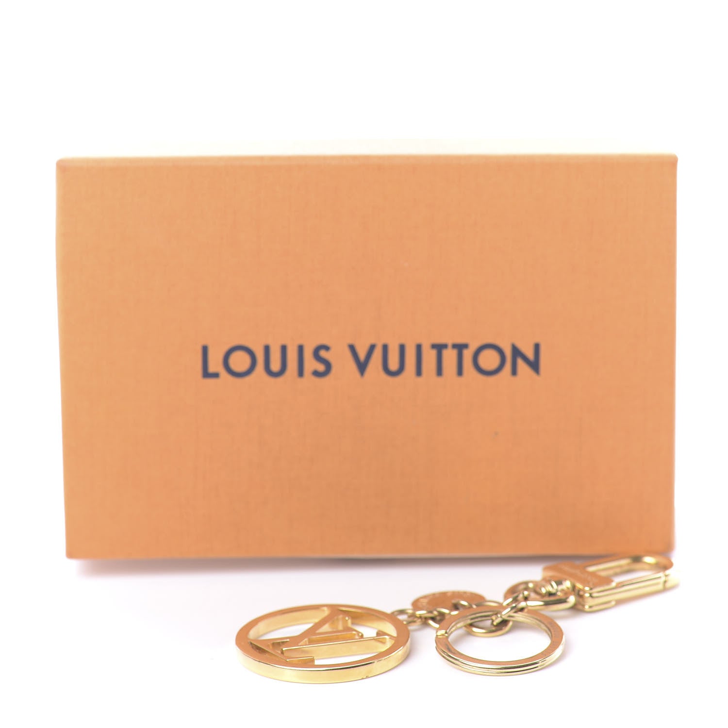 Louis Vuitton LV Circle Bag Charm Key Holder Gold 7 of 7