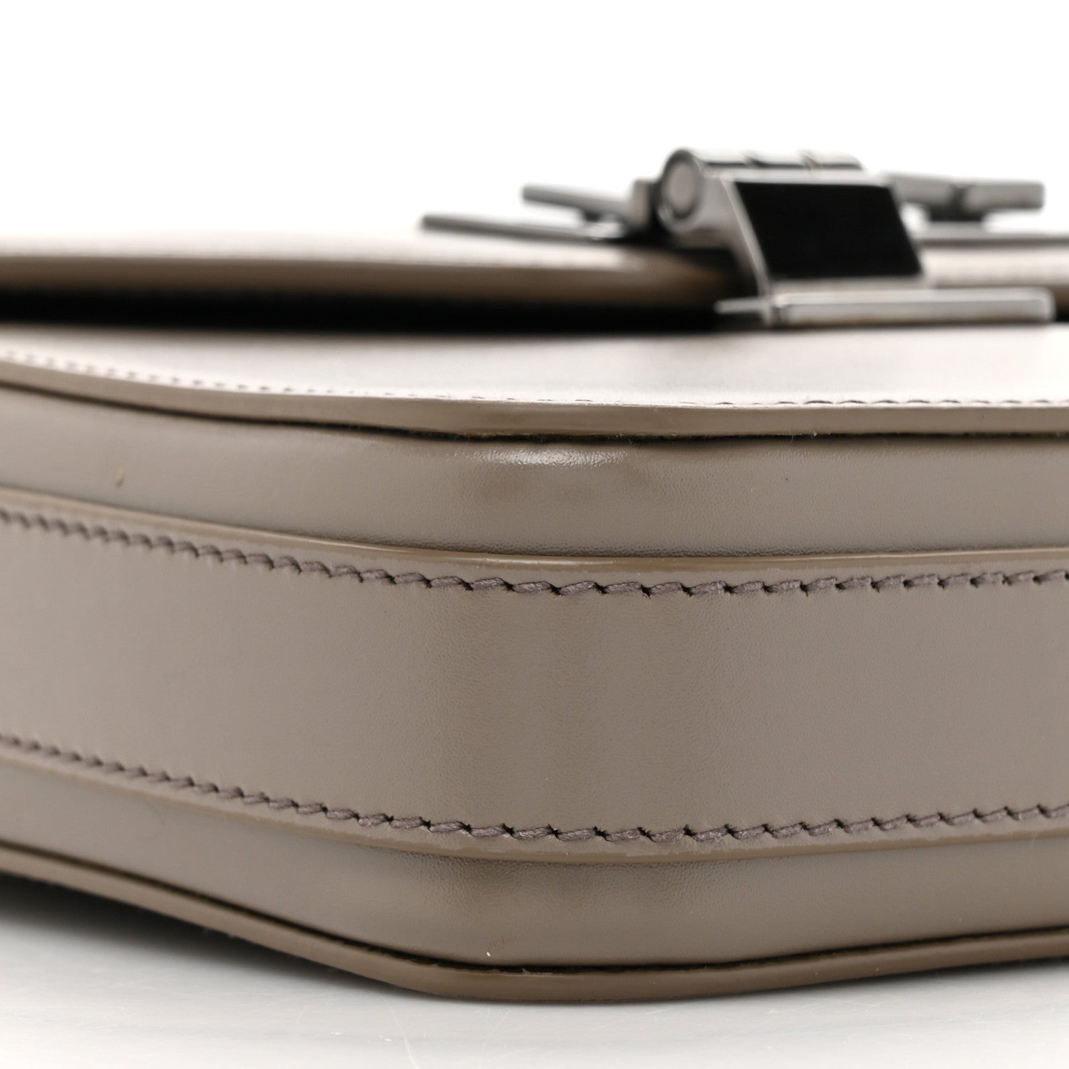Christian Dior Smooth Calfskin Lock Messenger Bag Beige 10 of 16