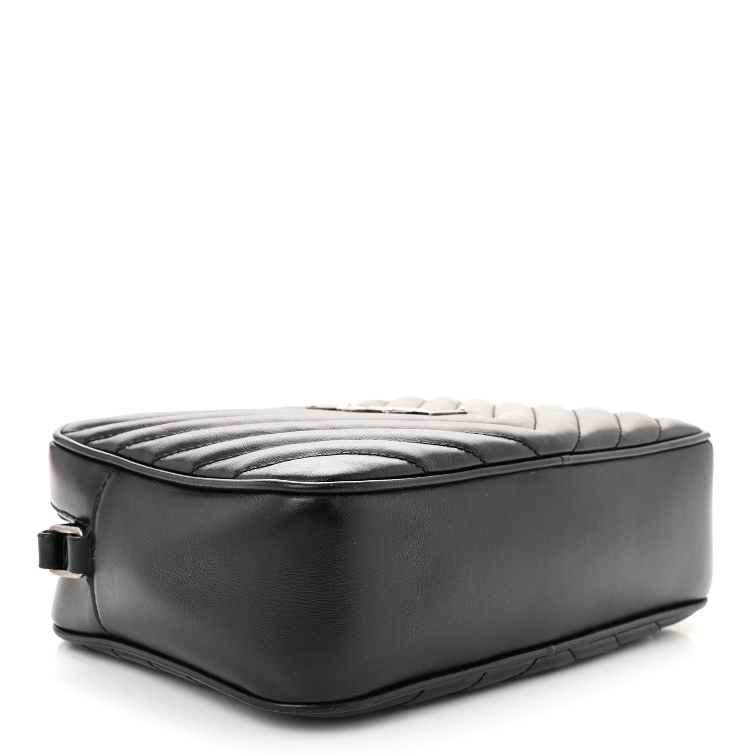 Saint Laurent Calfskin Matelasse Monogram Lou Camera Bag Black 4 of 11