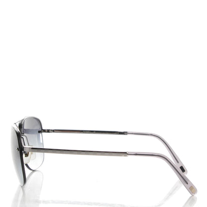 Louis Vuitton Damier Socoa Aviator Sunglasses Z0216U Silver 2 of 6