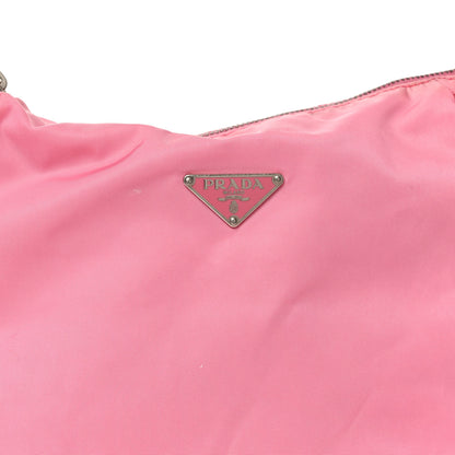 Prada Tessuto Nylon Shoulder Bag Begonia 6 of 8