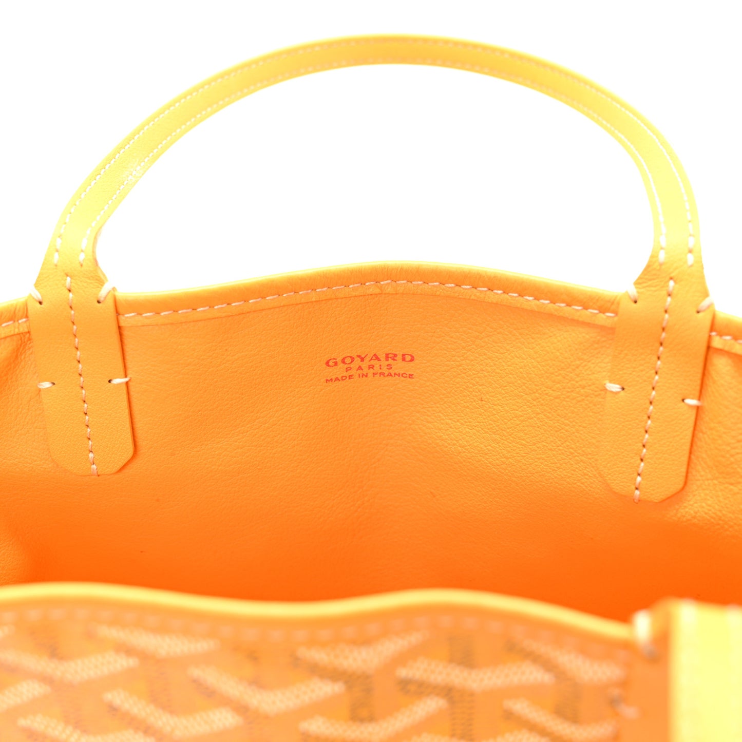 Goyardine Reversible Mini Anjou Yellow