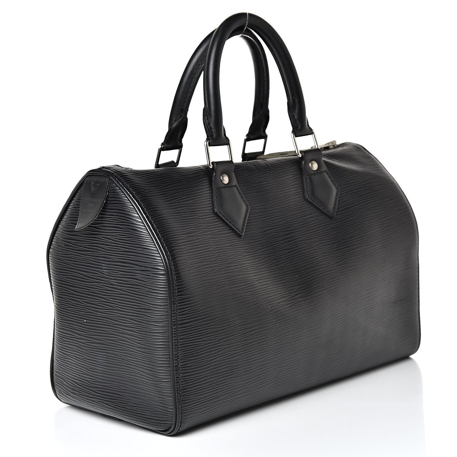 Louis Vuitton Epi Speedy 25 Black 3 of 17