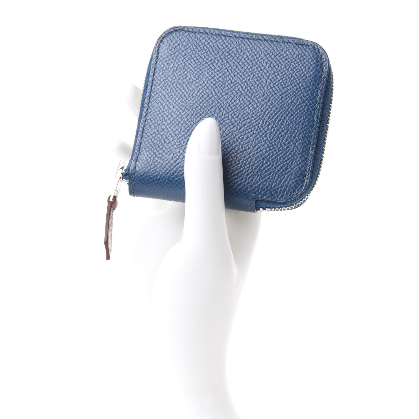 Epsom Silk'in Coin Purse Deep Bleu