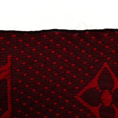 Louis Vuitton Wool Silk Logomania Scarf Rubis 4 of 5