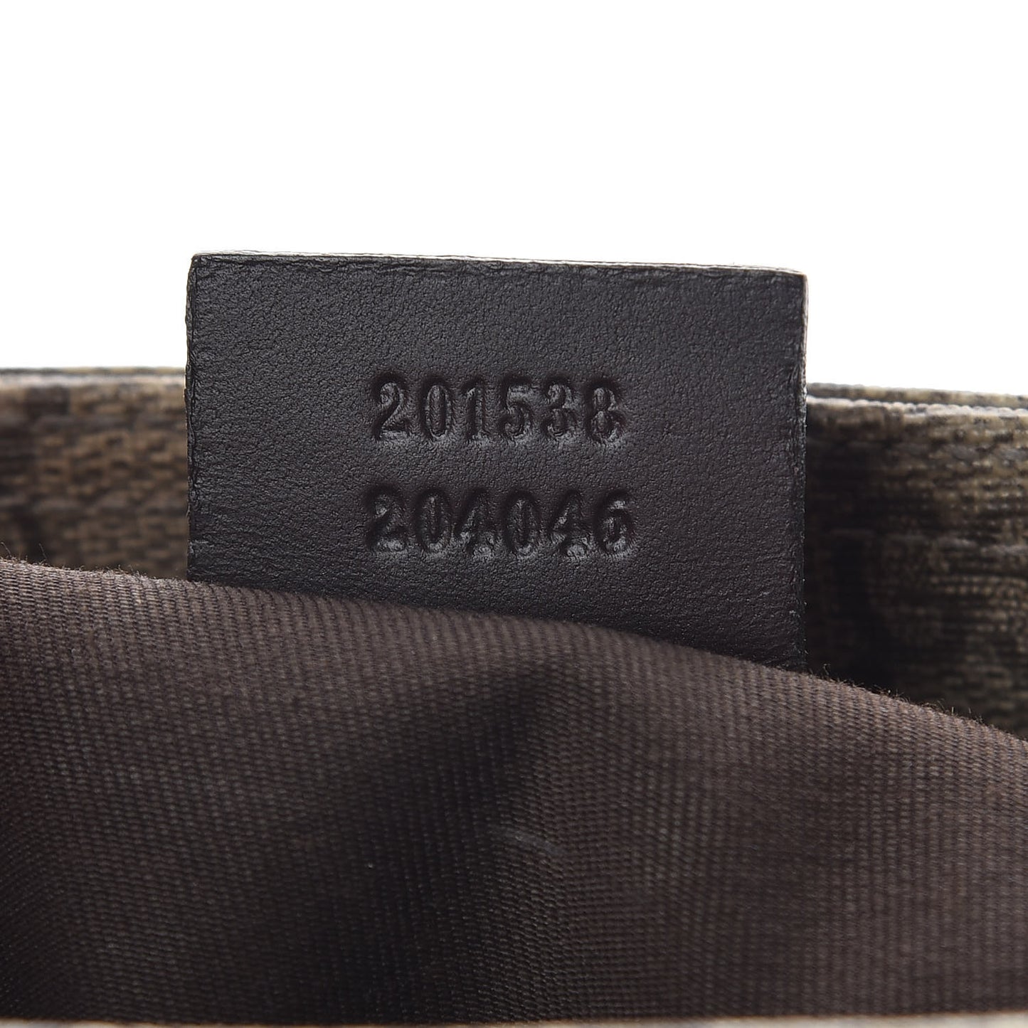 GG Supreme Monogram Small Flat Messenger Bag Dark Brown