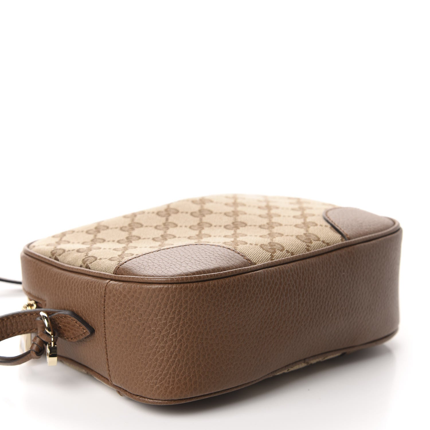 Gucci Monogram Mini Bree Messenger Bag Beige Tabacco 4 of 10