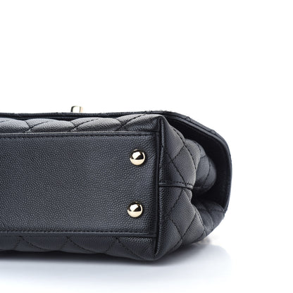 Chanel Caviar Quilted Extra Mini Coco Handle Flap Black 9 of 9
