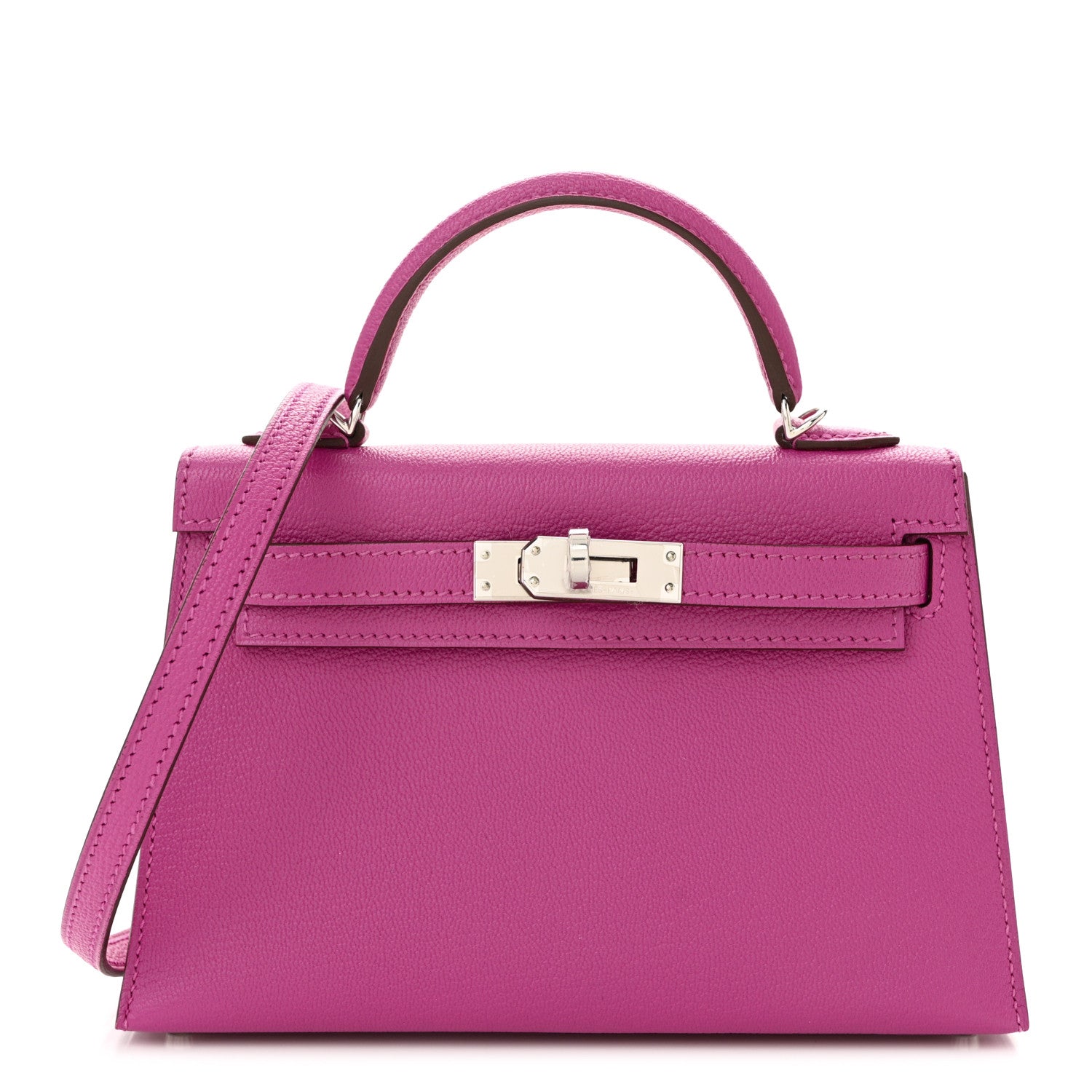 Hermes Chevre Mysore Mini Kelly Sellier 20 Magnolia 1 of 11