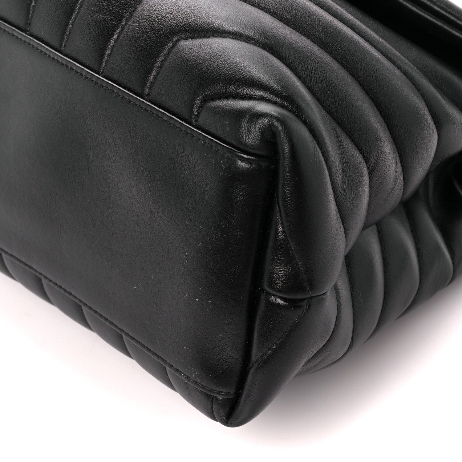 Saint Laurent Calfskin Y Quilted Monogram Medium Loulou Chain Satchel Black 11 of 11