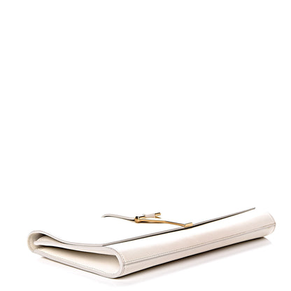 Saint Laurent Calfskin Classic Y Clutch White 4 of 17