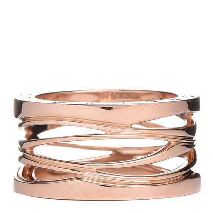 Bulgari 18K Rose Gold B.Zero1 Legend Four-Band Ring 59 8.75 3 of 6