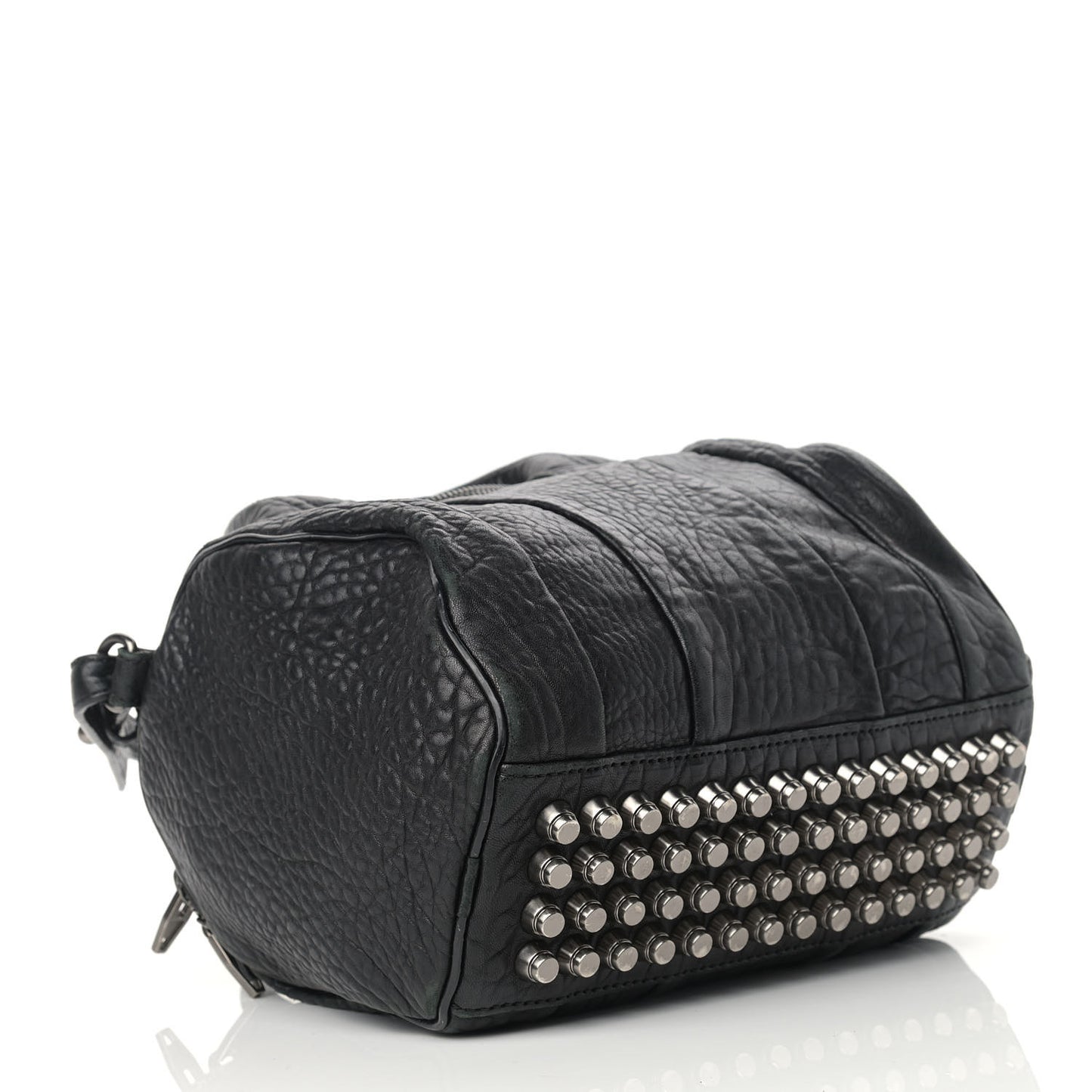 Pebbled Lambskin Rockie Black Rhodium Hardware