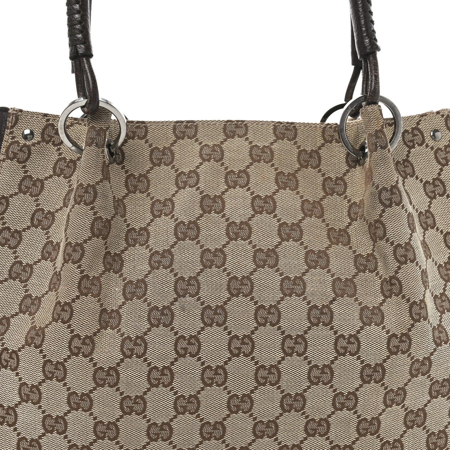 Gucci Monogram Shoulder Bag Dark Brown 7 of 9