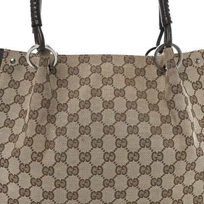 Gucci Monogram Shoulder Bag Dark Brown 7 of 9