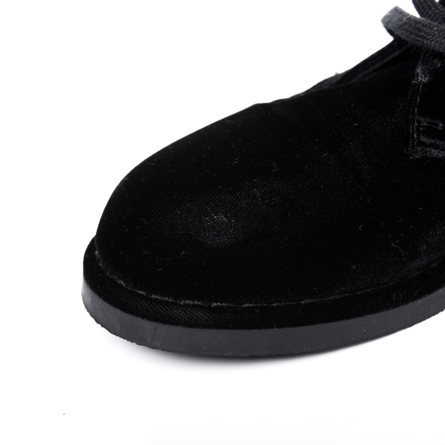 Velvet CC Lace Up Boots 36.5 Black