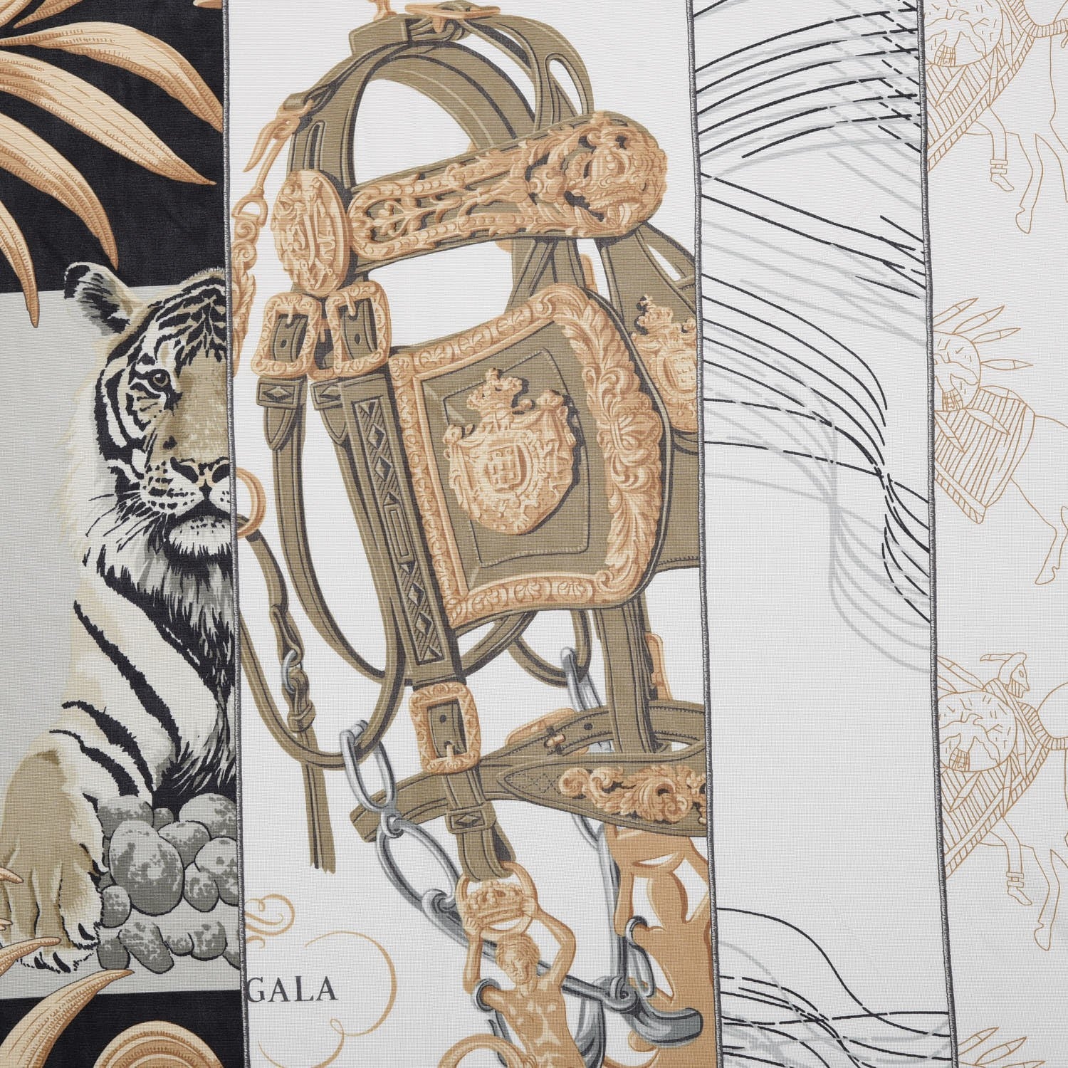Hermes Silk Jersey Carre En Carres Scarf 90 5 of 10