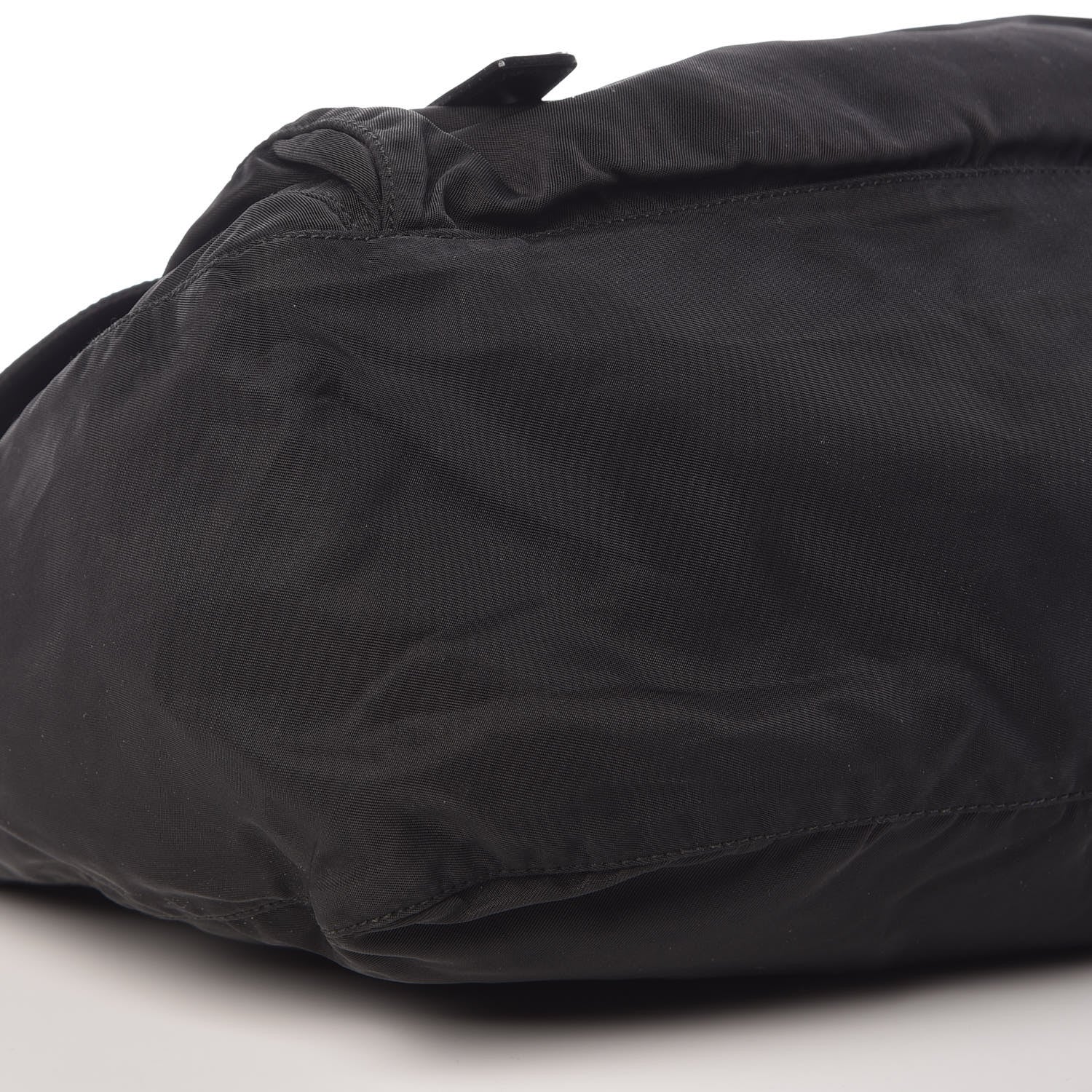 Prada Nylon Vela Messenger Bag Black 10 of 11