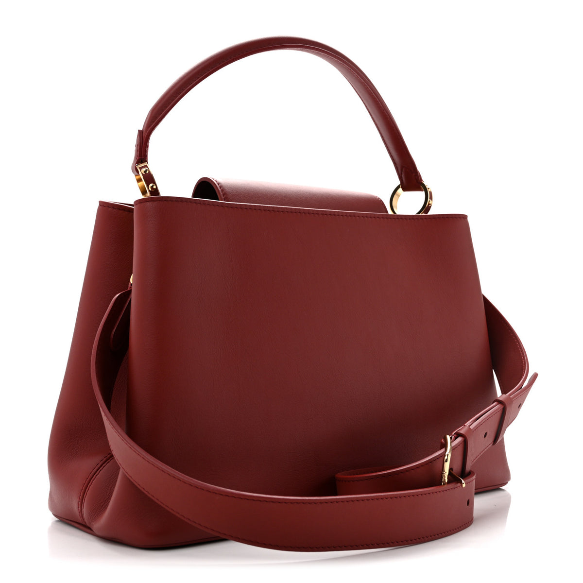 Smooth Calfskin Capucines GM Rust