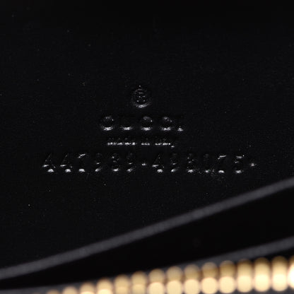Gucci Guccissima Zip Around Card Case Black 6 of 7