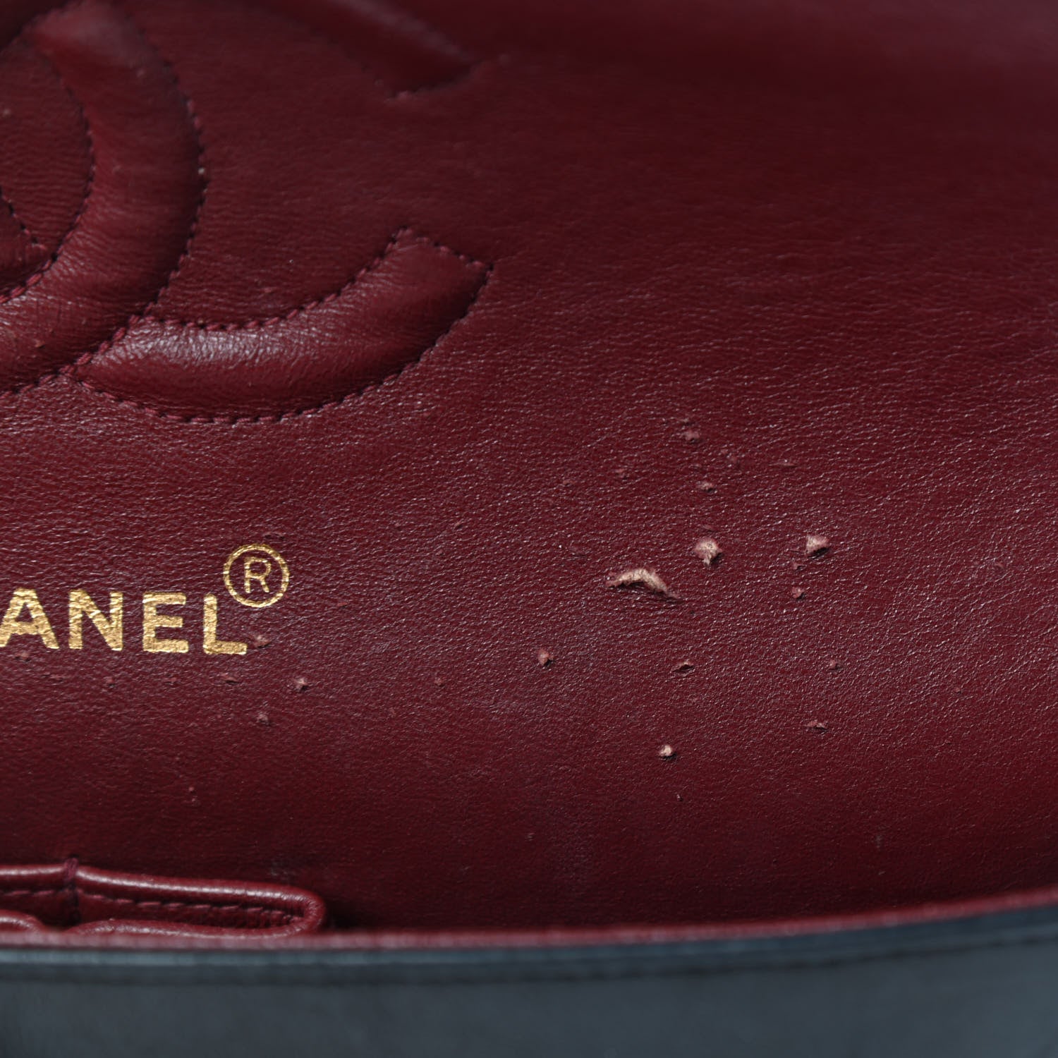 Chanel Lambskin Quilted Medium Double Flap Black 8 of 10