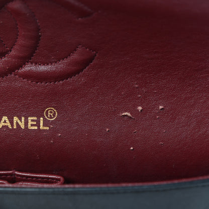 Chanel Lambskin Quilted Medium Double Flap Black 8 of 10