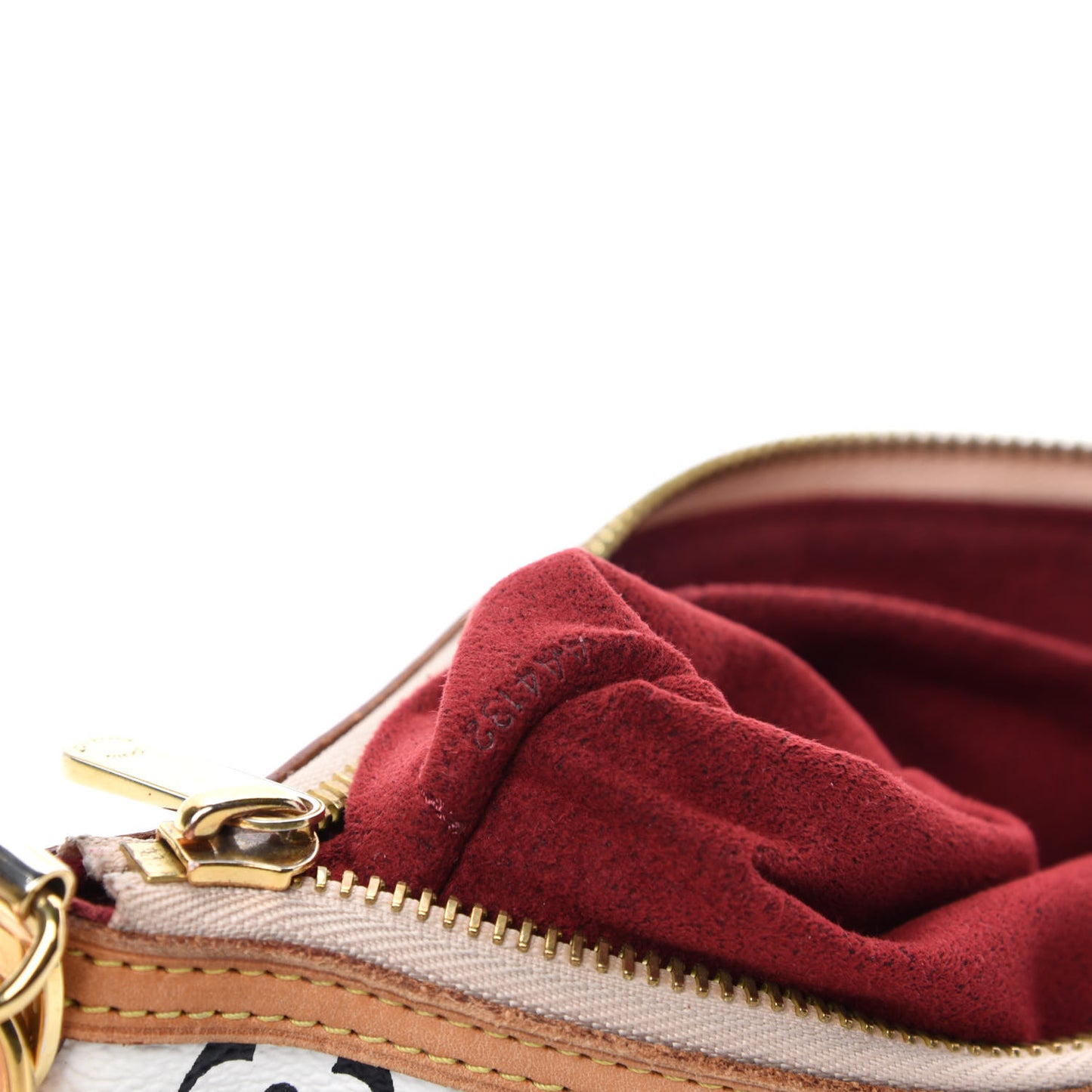 Monogram Multicolor Pochette Milla MM White