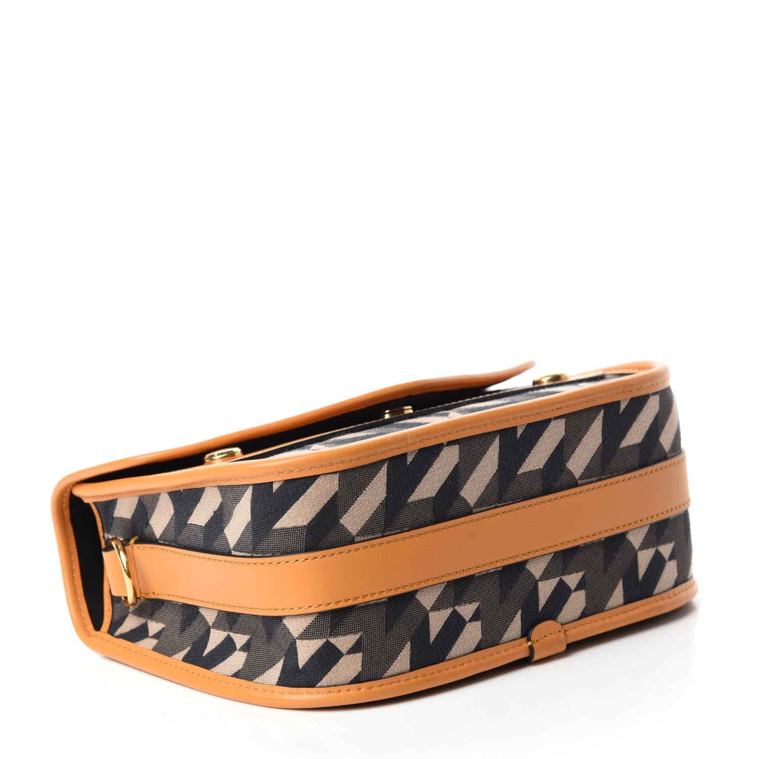 Mulberry Econyl Nylon Jacquard Calfskin Mini M Satchel Deep Amber 4 of 11