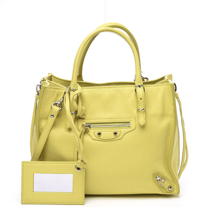 Balenciaga Calfskin Papier Mini A4 Jaune Poussin 2 of 11