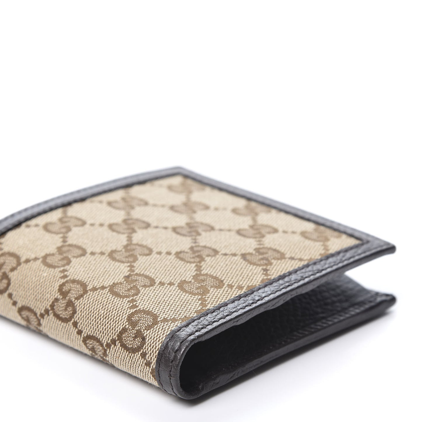 Monogram Bi-Fold Wallet Dark Brown