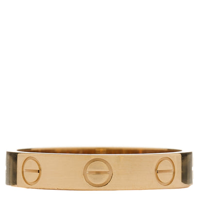 Cartier 18K Yellow Gold 3.5mm LOVE Wedding Band Ring 53 6.5 1 of 6