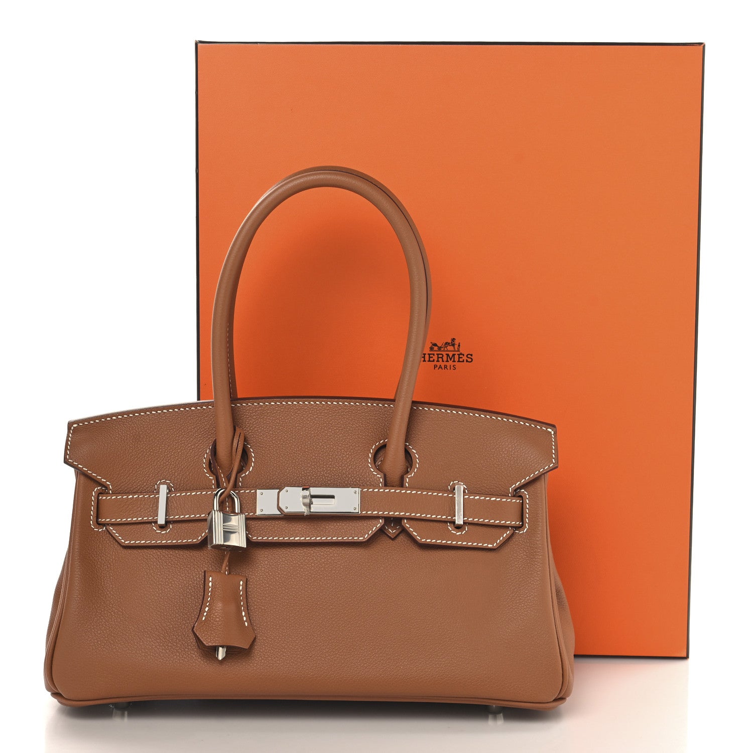 Hermes Evercolor Shoulder Birkin Light 29 Gold 13 of 13