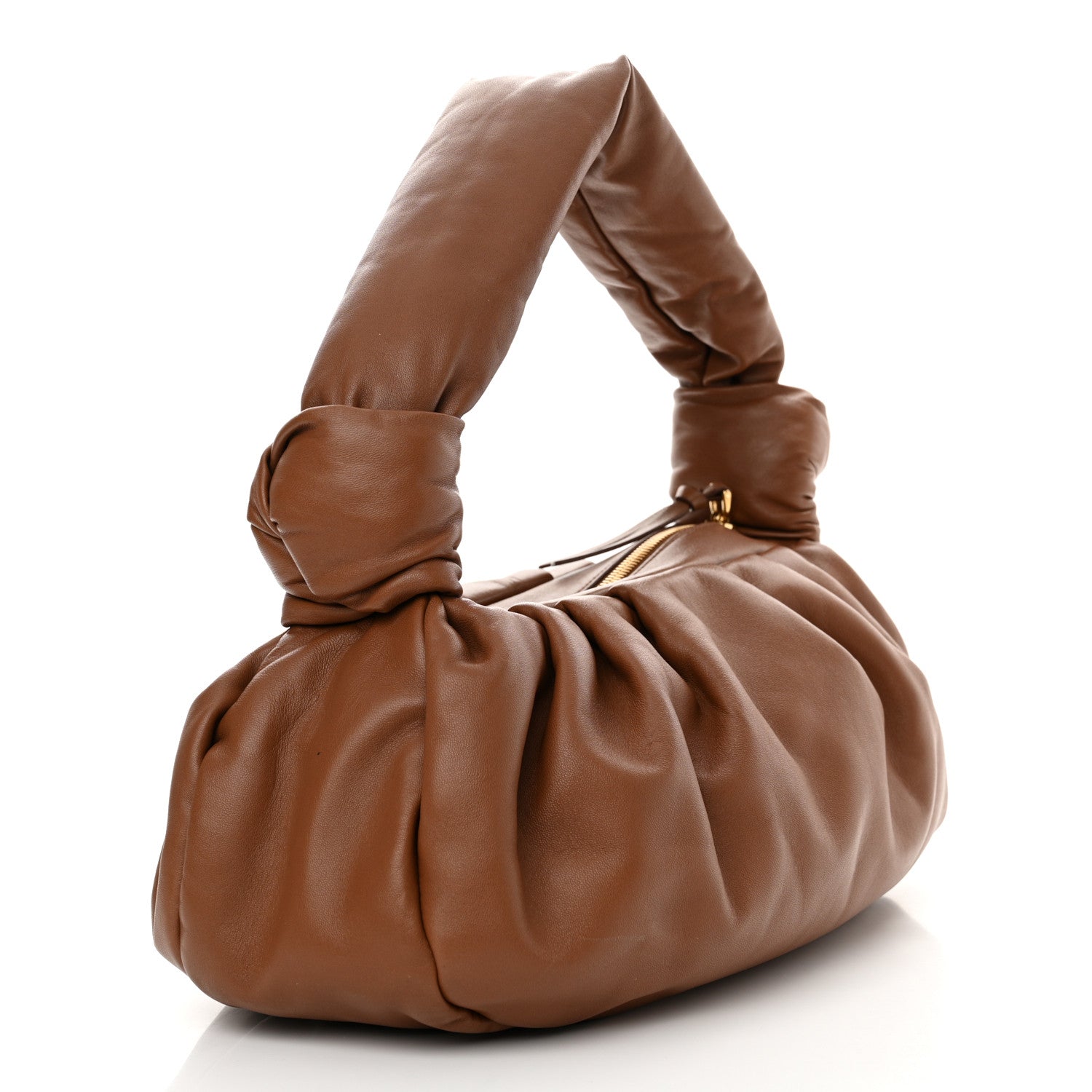 Miu Miu Nappa Shoulder Bag Cognac 3 of 10