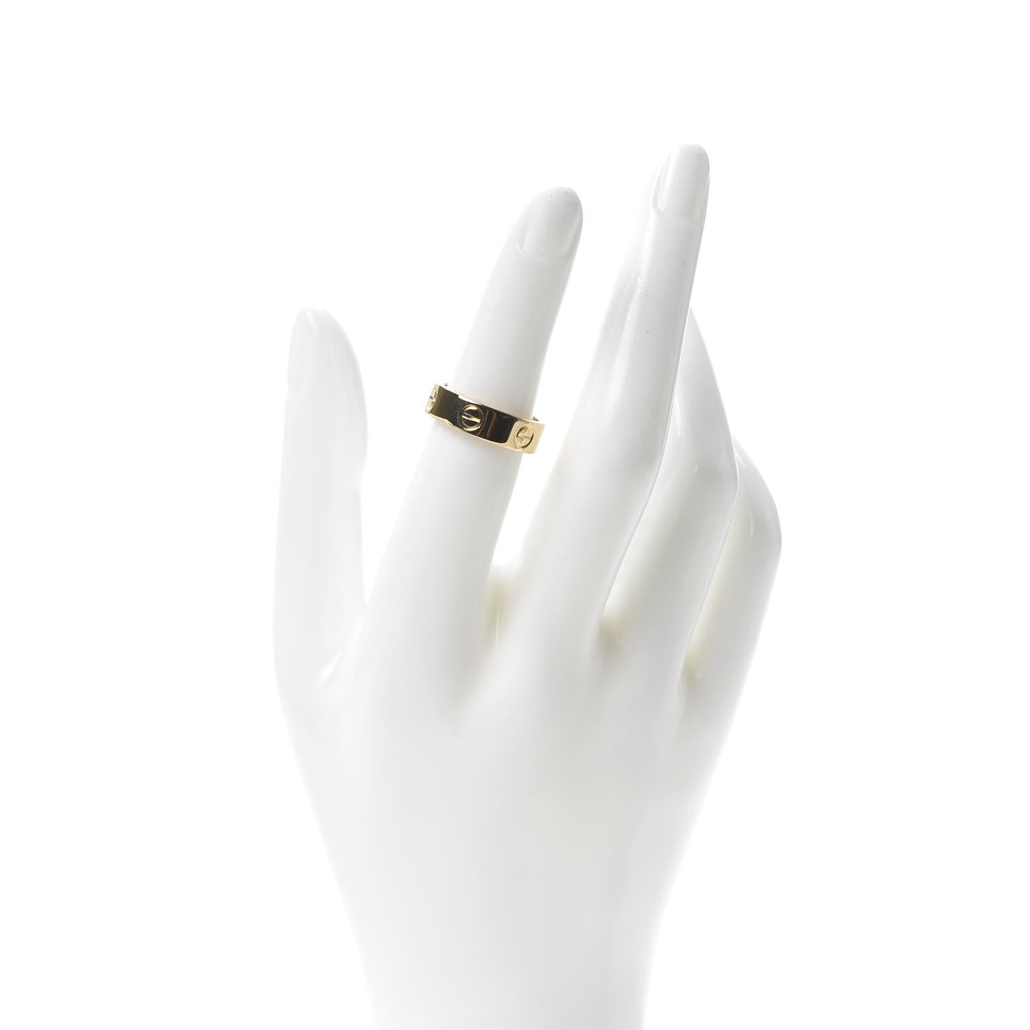 Cartier 18K Yellow Gold 5.5mm LOVE Ring 52 6 2 of 4