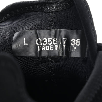 Chanel Velvet Calfskin Mixed Fibers CC Sneakers 38 Black 8 of 11