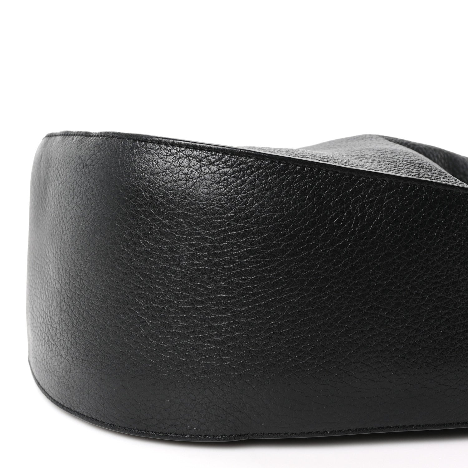 The Row Grained Calfskin Drawstring Pouch Black 9 of 9
