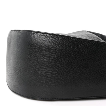 The Row Grained Calfskin Drawstring Pouch Black 9 of 9
