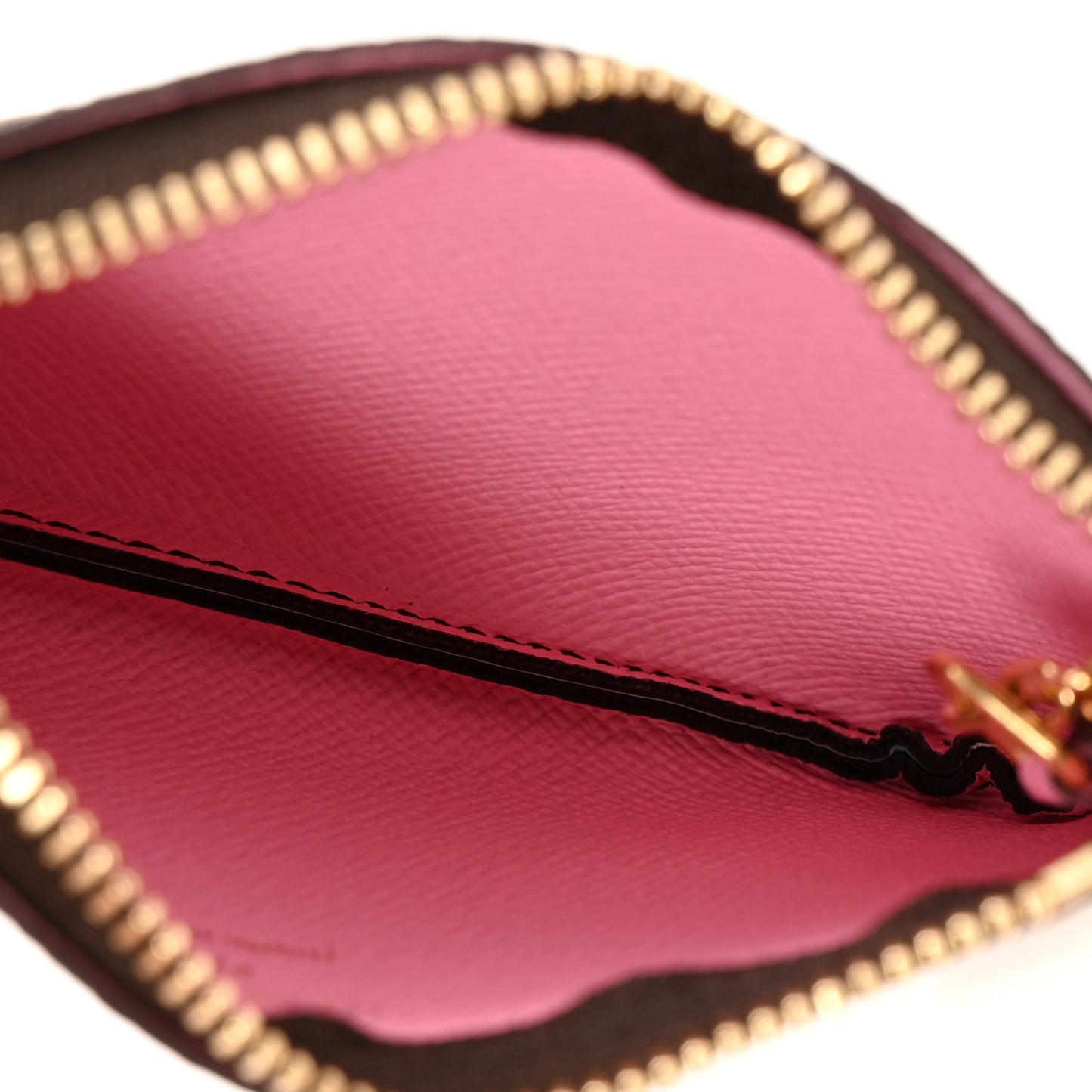 Monogram 2023 Christmas Animation Alpine Key Pouch Pink