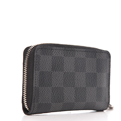 Louis Vuitton Damier Graphite Zippy Coin Purse Vertical 3 of 8