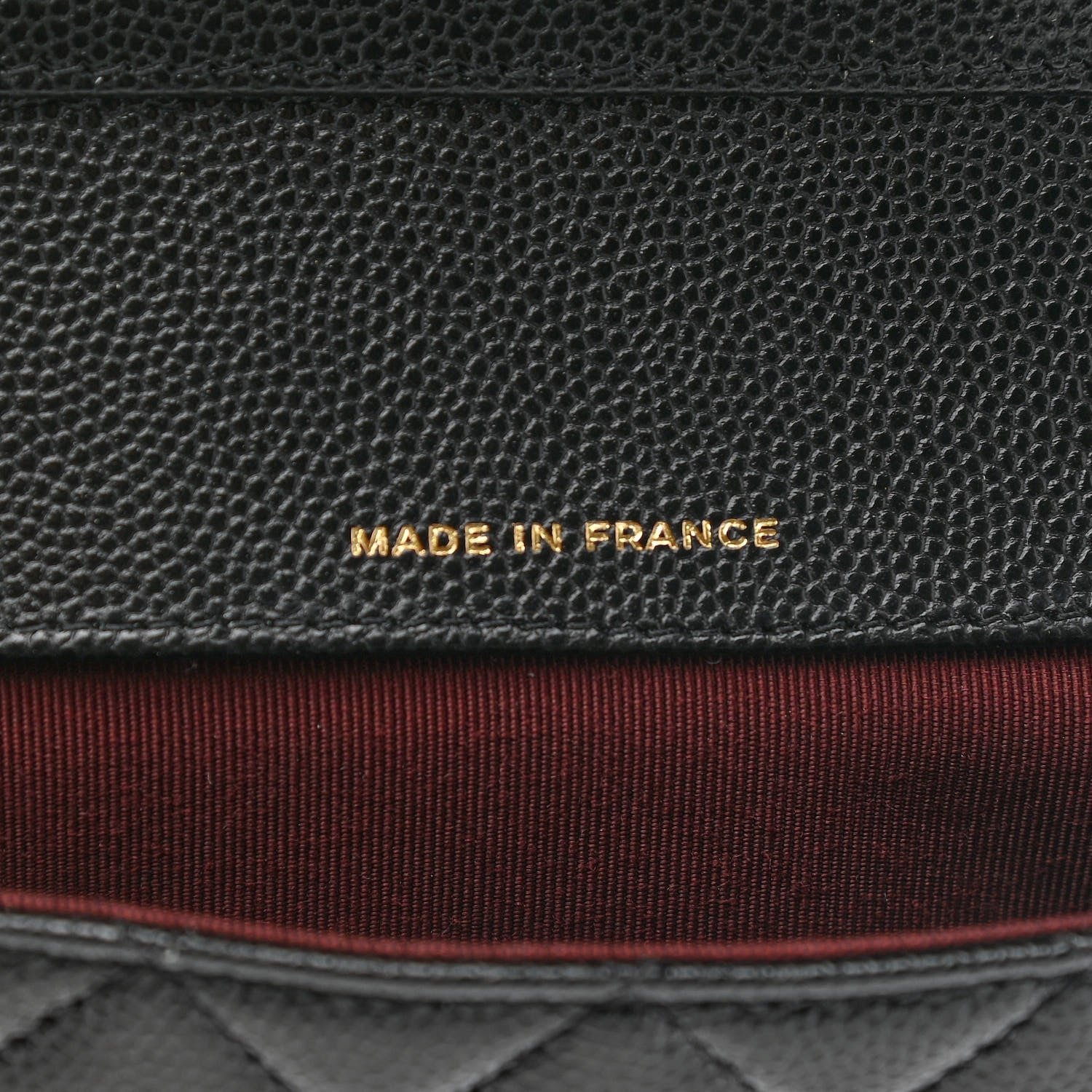 Chanel Caviar Quilted Glasses Case With Chain Black 7 of 9