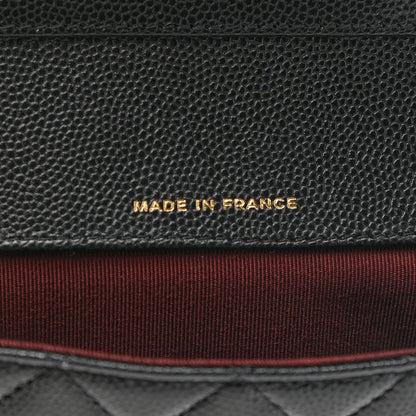 Chanel Caviar Quilted Glasses Case With Chain Black 7 of 9