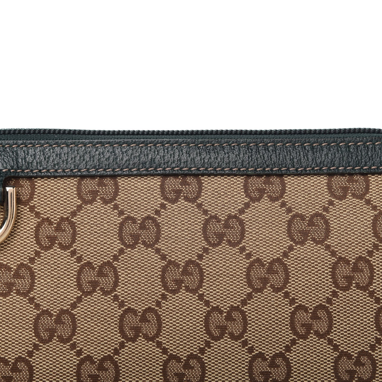 Monogram D Ring Cosmetic Case Green