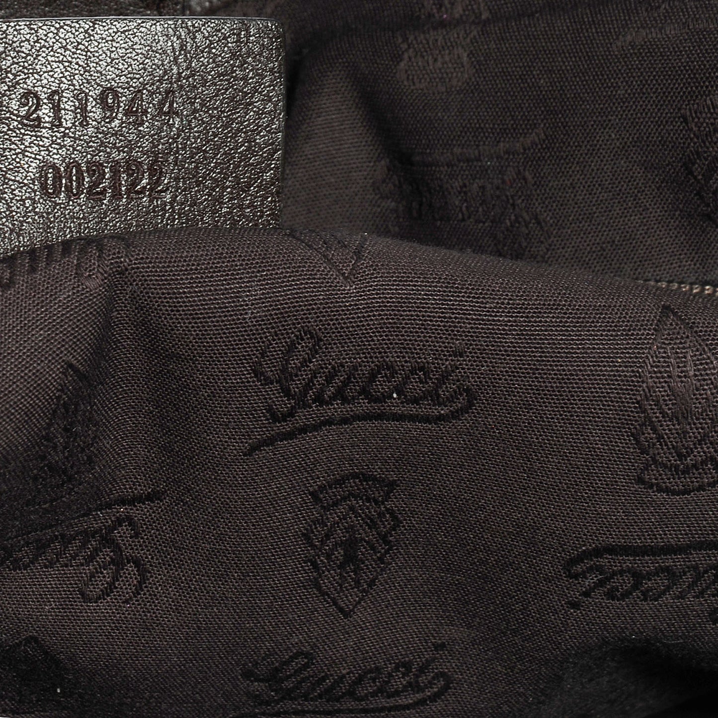 Guccissima Medium Sukey Tote Chocolate