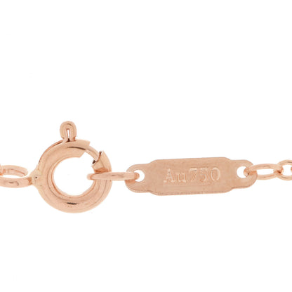 Tiffany 18K Rose Gold Diamond Knot Key Pendant 5 of 7
