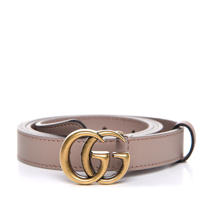 Gucci Calfskin Double G 20mm Belt 100 40 Porcelain Rose 1 of 6