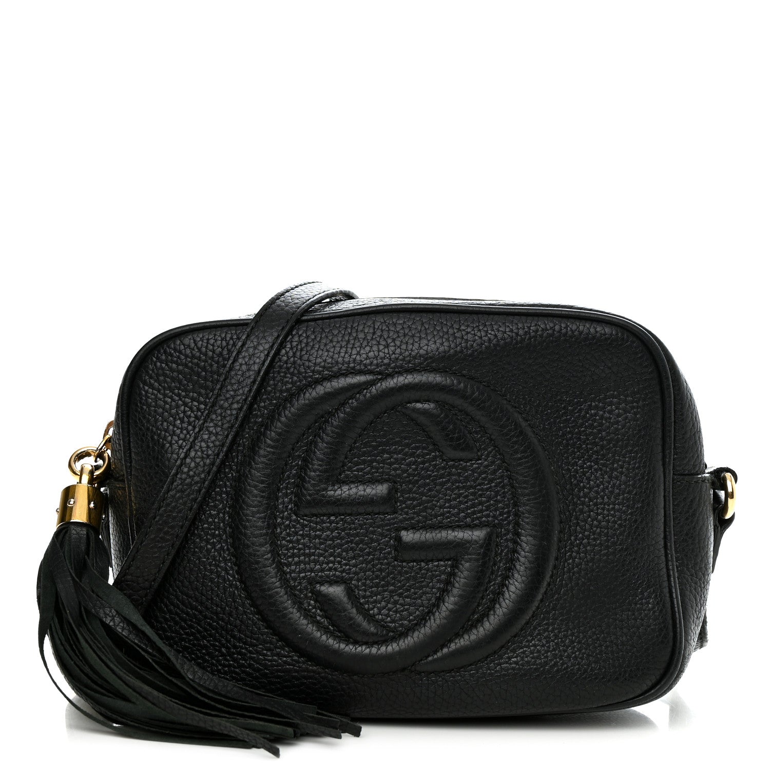 Gucci Pebbled Calfskin Small Soho Disco Bag Black 1 of 15