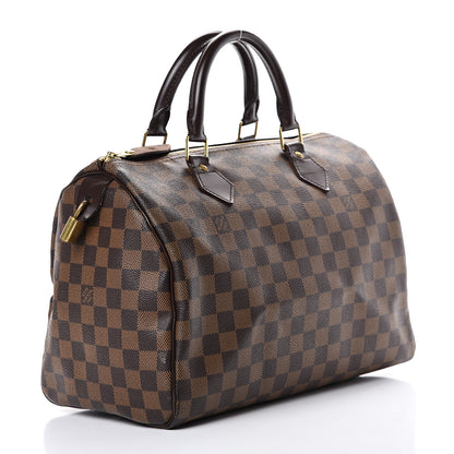 Louis Vuitton Damier Ebene Speedy 30 2 of 15